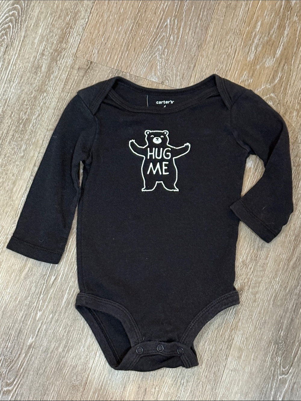 Carters Baby Boy Long Sleeve Hug Me Bear Onesie Pants Bodysuit Outfit Lot 3M - Picture 7 of 16